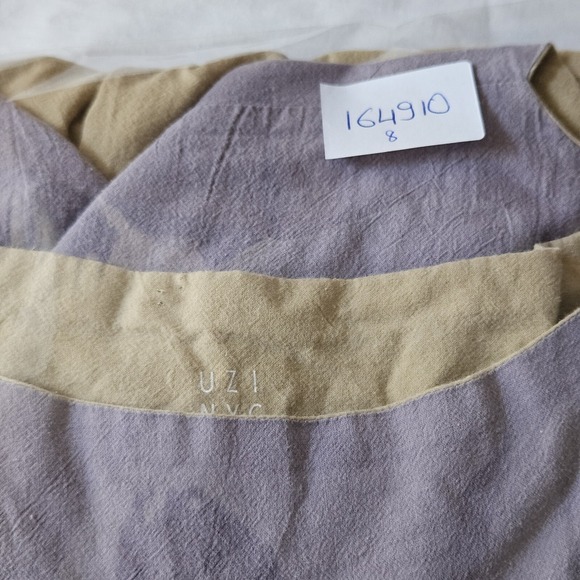 UZI NYC Dress M Party Rose Multi Colorblock Oversized Mini Relaxed‎ Boho Coastal - Picture 12 of 12